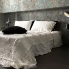 Funda de Almohada de Cama Rectangular de Lino Blanco o Negro con Botones y Cordones - Agora viadurini