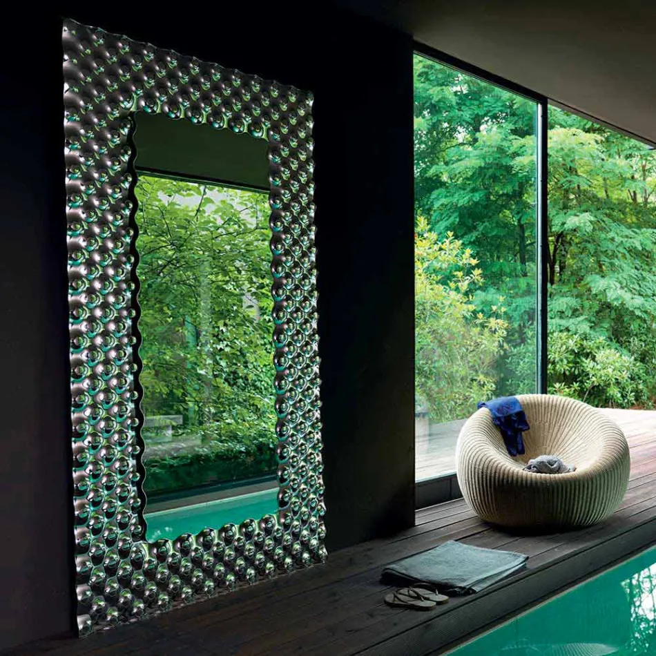 Espejo de pared / suelo moderno Pop 216x116cm Fiam Italia Made in Italy viadurini