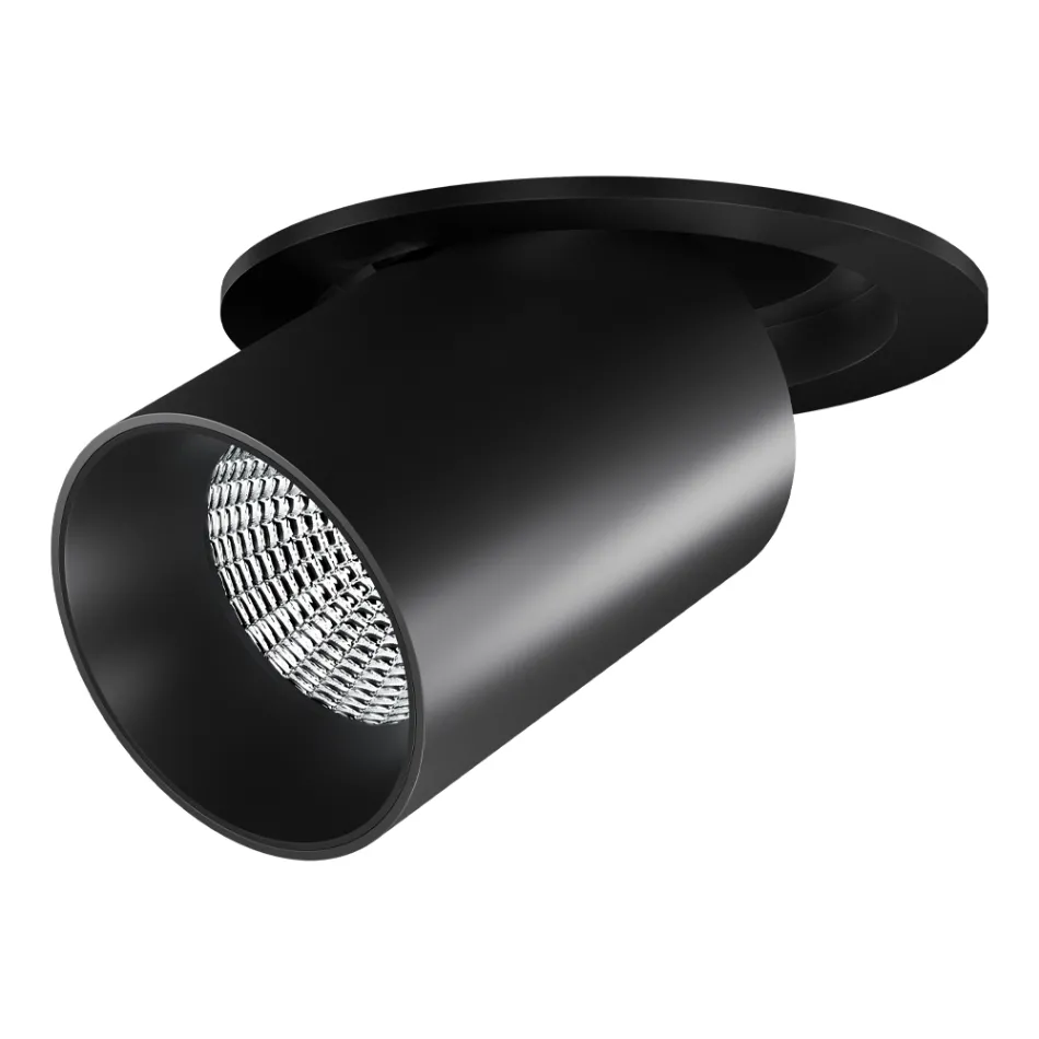 Luz de techo LED ajustable para interior con fotoproyector en aluminio - Etruscan viadurini