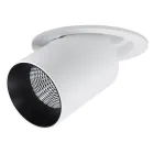 Luz de techo LED ajustable para interior con fotoproyector en aluminio - Etruscan viadurini