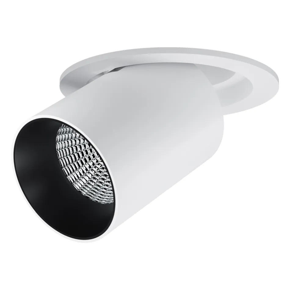 Luz de techo LED ajustable para interior con fotoproyector en aluminio - Etruscan viadurini