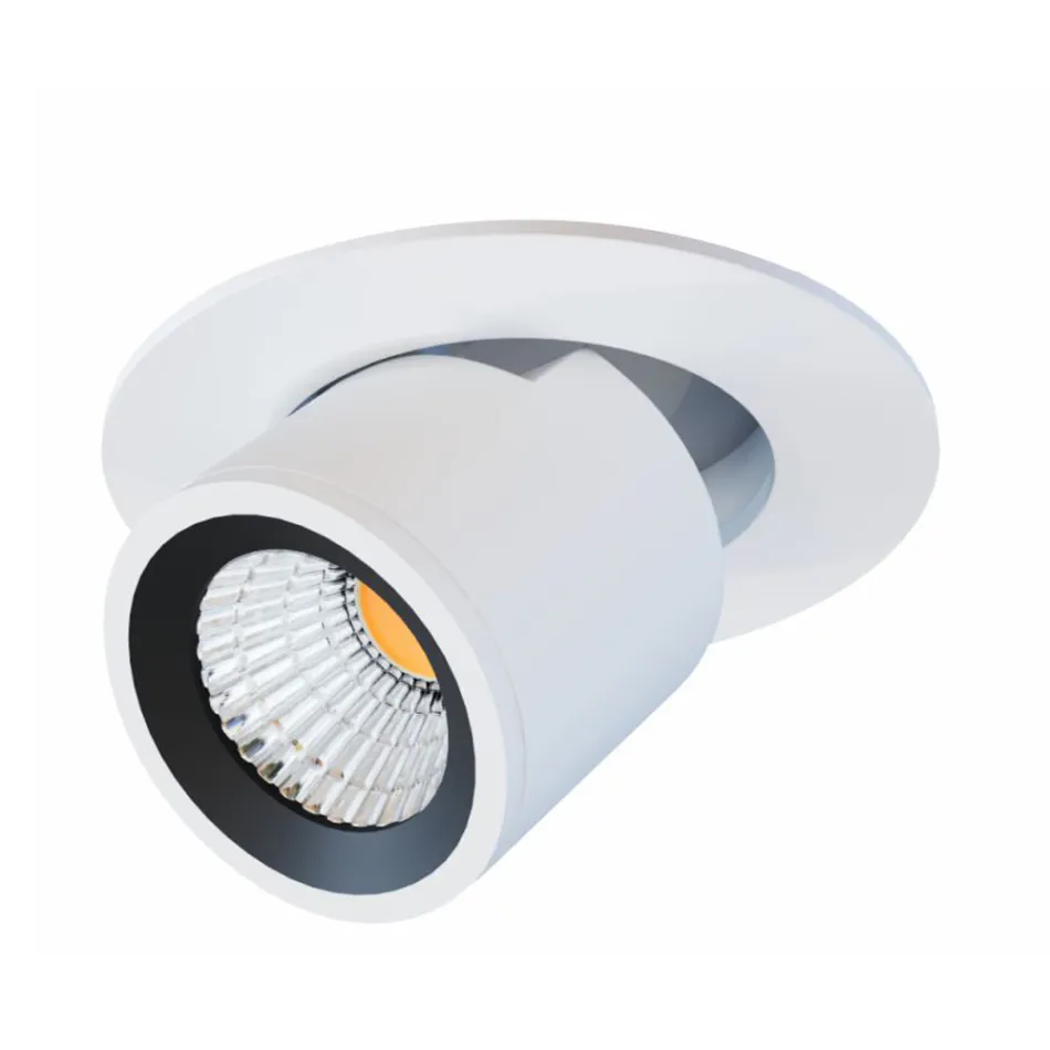 Luz de techo LED ajustable para fotoproyector en aluminio 4 piezas - Etruscan viadurini