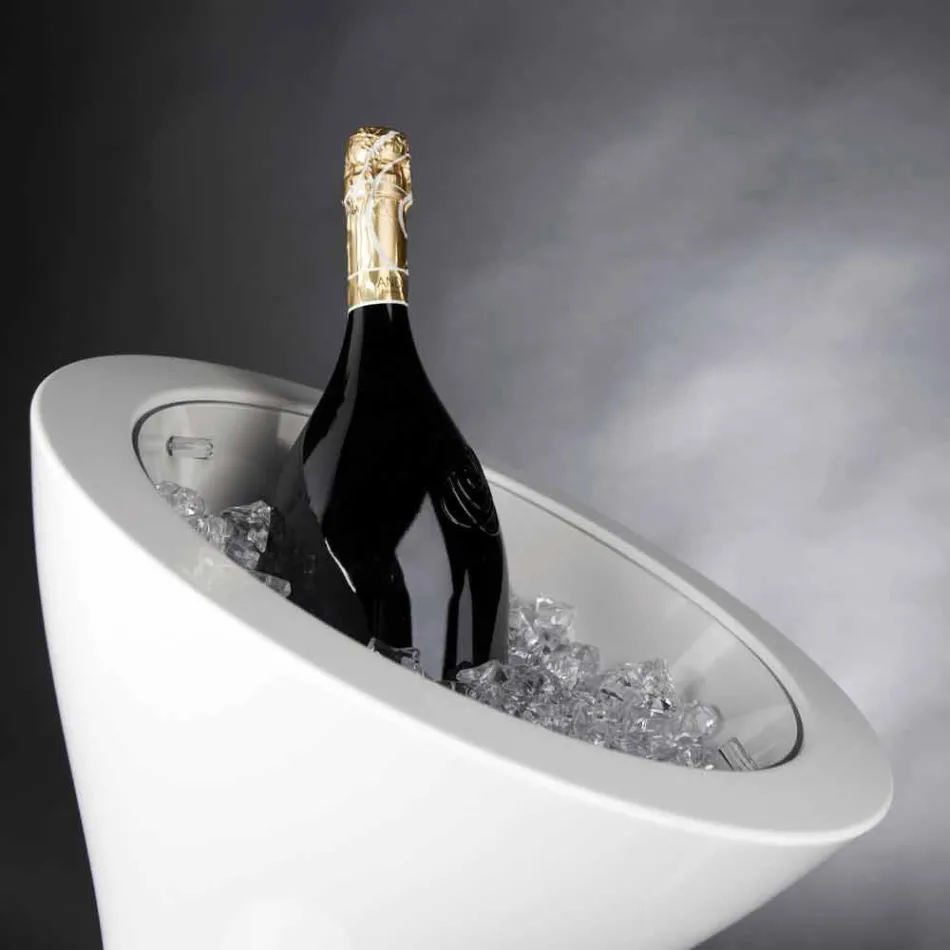 Floor Frappeuse en polietileno blanco Made in Italy - Bratislava viadurini