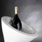 Floor Frappeuse en polietileno blanco Made in Italy - Bratislava viadurini