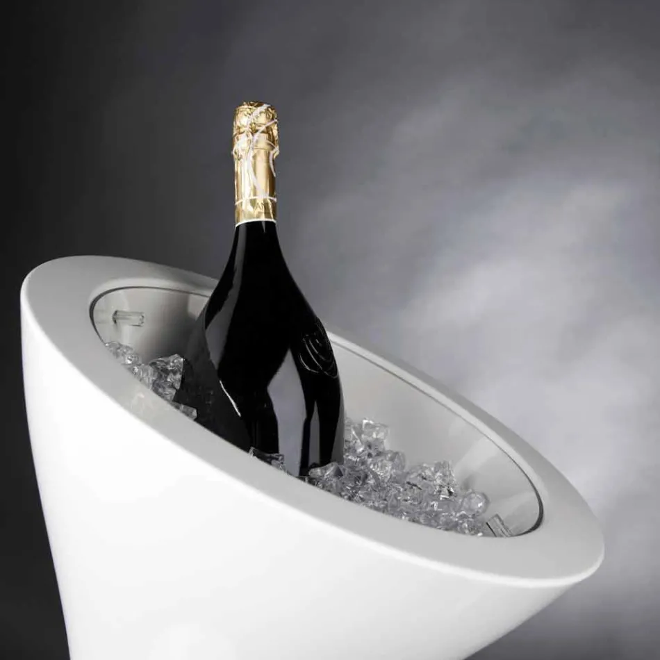 Floor Frappeuse en polietileno blanco Made in Italy - Bratislava viadurini