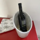 Vino o Champaña Glacette en Mármol Blanco Carrara Hecho en Italia - Ciotti viadurini