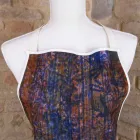 Delantal hecho a mano Estampado hecho a mano de una sola pieza en algodón - Marcas viadurini