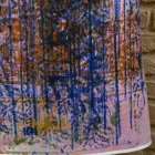 Delantal hecho a mano Estampado hecho a mano de una sola pieza en algodón - Marcas viadurini