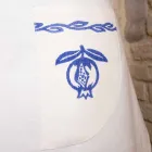 Delantal italiano de lino hecho a mano de una pieza - Marcas viadurini