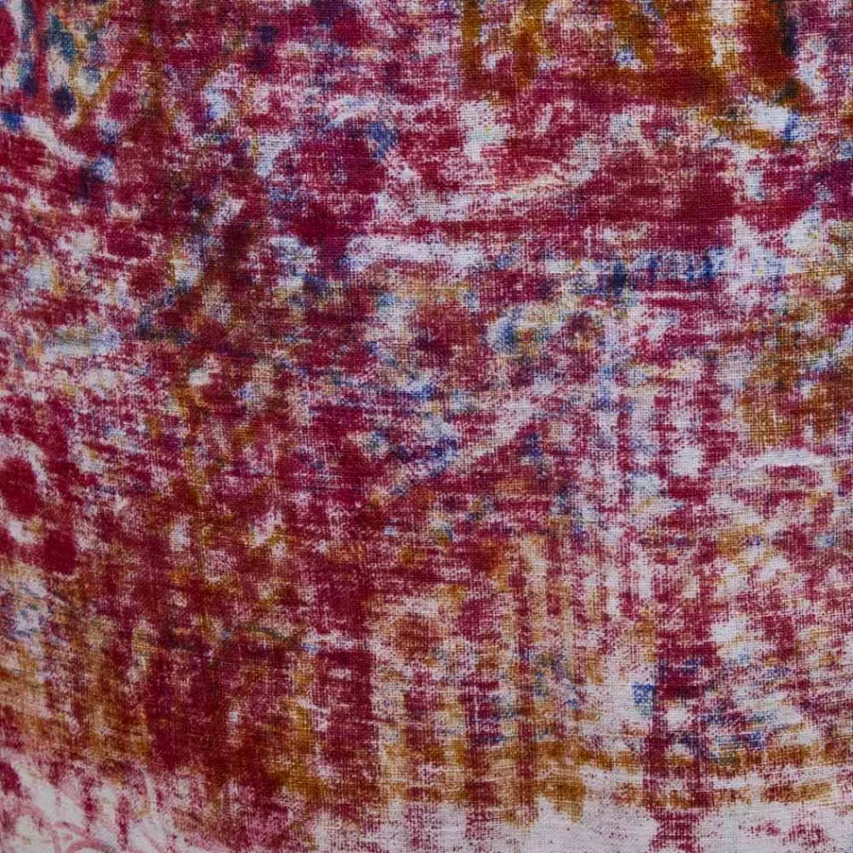 Delantal italiano artesanal en algodón con estampado manual - Marcas viadurini