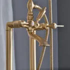 Bañera de pie con teleducha y flexo Made in Italy - Milano viadurini