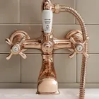 Grupo Bañera Vintage Design Latón Made in Italy - Klarisa viadurini