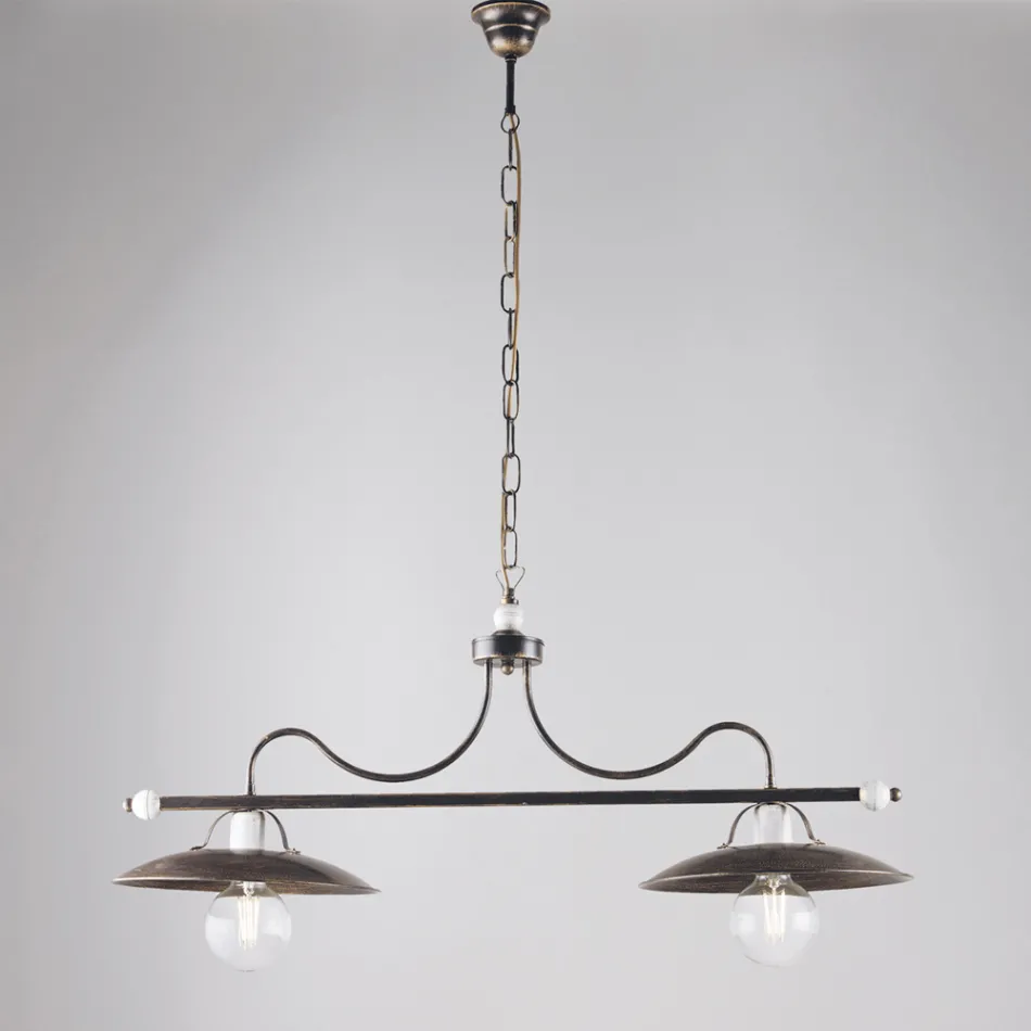 Iluminación de vidrio y metal fabricada en Italia para espacios refinados – Equinozio viadurini