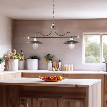 Iluminación de vidrio y metal fabricada en Italia para espacios refinados – Equinozio viadurini