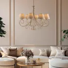 Iluminación de vidrio y metal fabricada en Italia para crear espacios elegantes – Draco viadurini