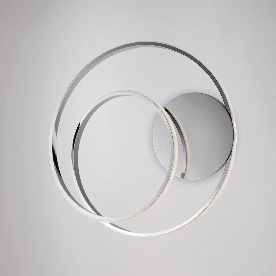 Iluminación de vidrio y metal fabricada en Italia para crear ambientes elegantes – Hubble viadurini