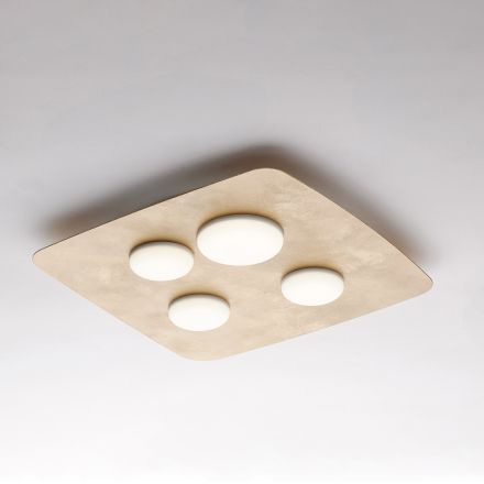 Iluminación de vidrio y metal fabricada en Italia para realzar los interiores – Kepler viadurini