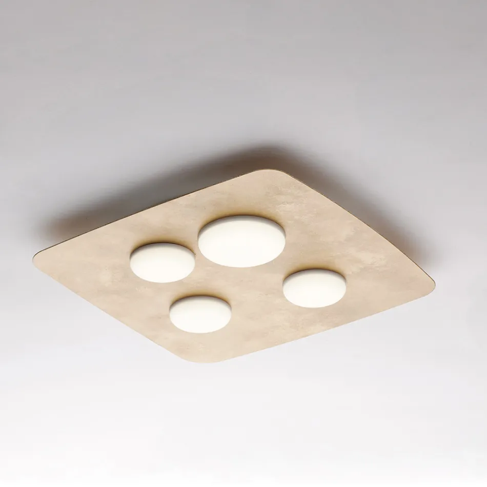 Iluminación de vidrio y metal fabricada en Italia para realzar los interiores – Kepler viadurini