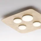 Iluminación de vidrio y metal fabricada en Italia para realzar los interiores – Kepler viadurini