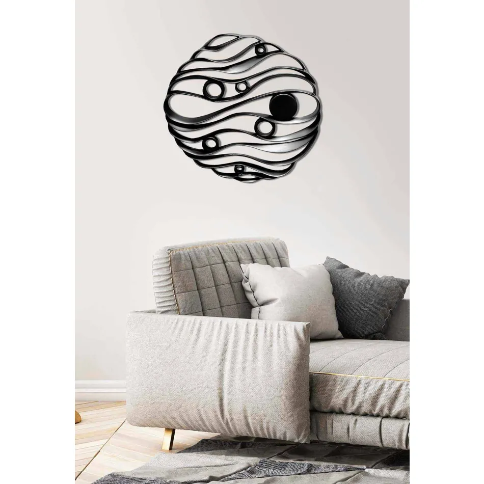 Instalación en la pared de diseño moderno y elegante en cerámica perforada - Desta viadurini