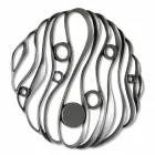 Instalación en la pared de diseño moderno y elegante en cerámica perforada - Desta viadurini