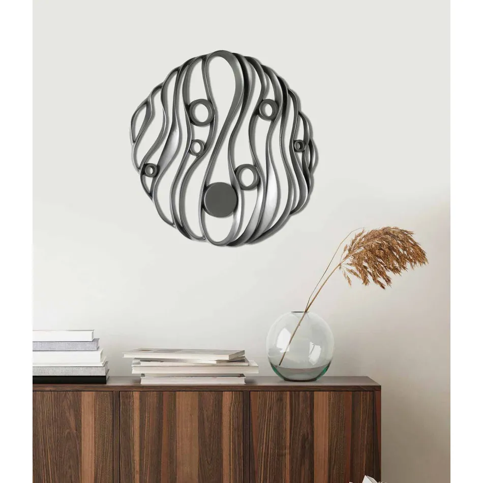 Instalación en la pared de diseño moderno y elegante en cerámica perforada - Desta viadurini