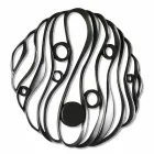 Instalación en la pared de diseño moderno y elegante en cerámica perforada - Desta viadurini