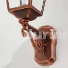 Kristel, una lámpara de pared de aluminio para jardín hecha en Italia. viadurini