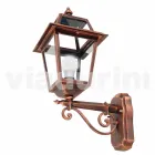 Kristel, una lámpara de pared de aluminio para jardín hecha en Italia. viadurini