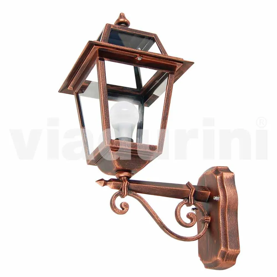 Kristel, una lámpara de pared de aluminio para jardín hecha en Italia. viadurini