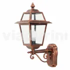 Kristel, una lámpara de pared de aluminio para jardín hecha en Italia. viadurini