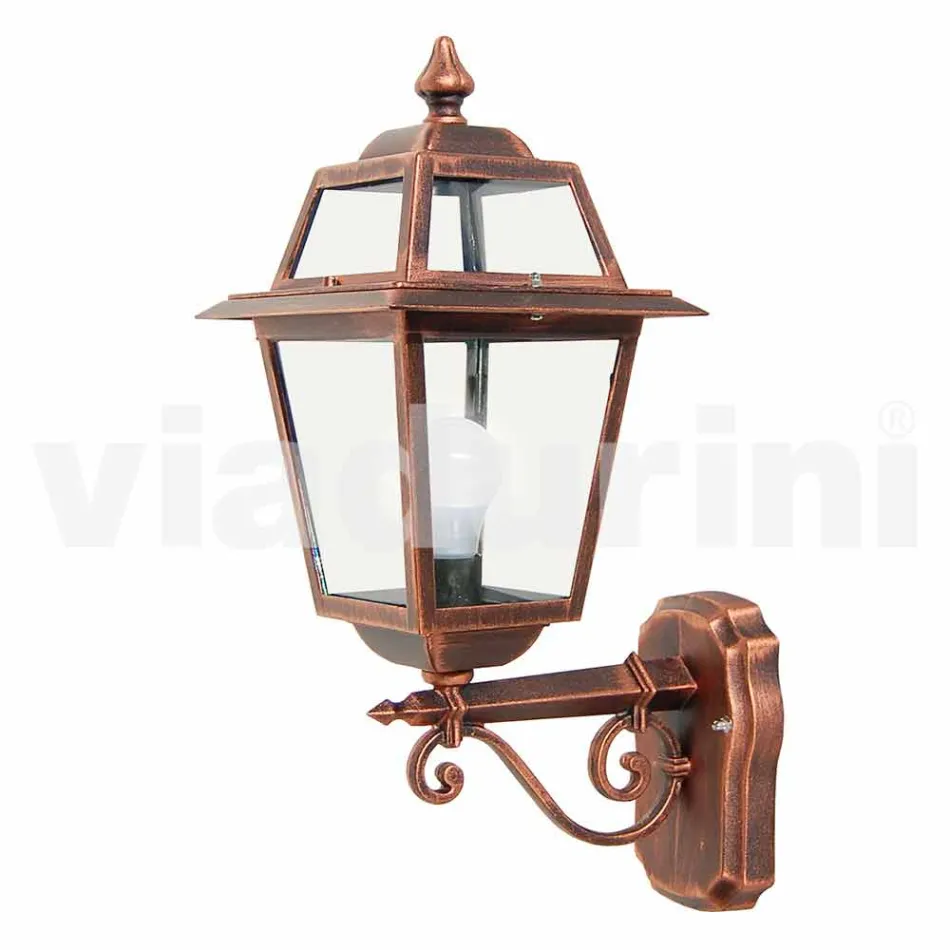 Kristel, una lámpara de pared de aluminio para jardín hecha en Italia. viadurini