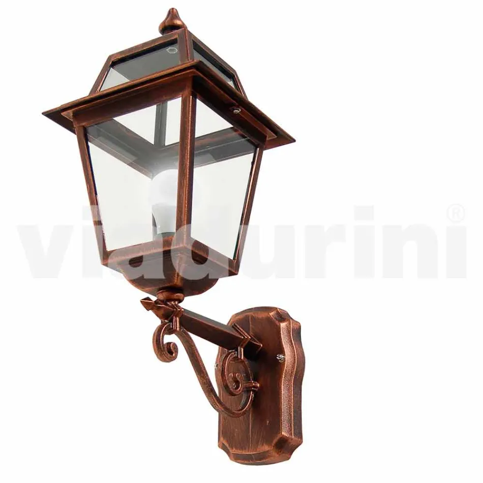 Kristel, una lámpara de pared de aluminio para jardín hecha en Italia. viadurini