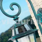 Kristel, una lámpara de pared de aluminio para jardín hecha en Italia. viadurini