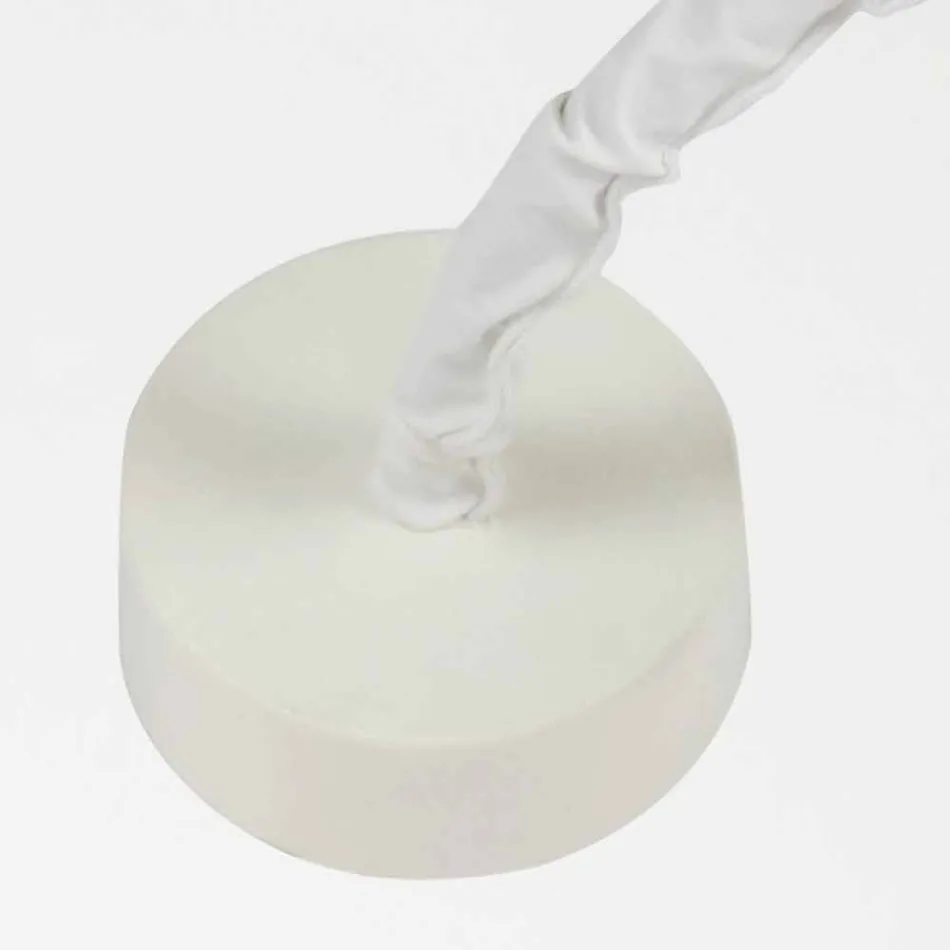 Lámpara de pared de diseño In-es.artdesign Jazz Cemento pintado viadurini