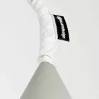 Lámpara de pared de diseño In-es.artdesign Jazz Cemento pintado viadurini