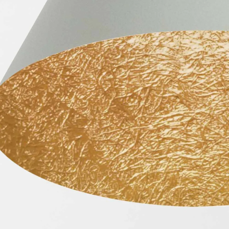 Lámpara de pared de diseño In-es.artdesign Jazz Cemento pintado viadurini