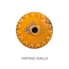 Lámpara de Pared Crescent Hecha a Mano en Hierro y Cerámica - Vintage viadurini