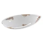 Lámpara de Pared Crescent Hecha a Mano en Hierro y Cerámica - Vintage viadurini