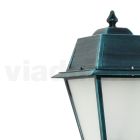 Aplique de exterior en aluminio y vidrio Made in Italy - Doroty viadurini
