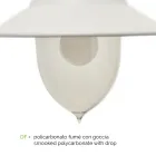 Lámpara de pared exterior vintage en aluminio Made in Italy - Cassandra viadurini