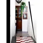 Lámpara de pared de metal regulable con LED integrado Made in Italy - Celine viadurini