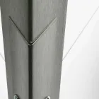 Lámpara de pared de metal regulable con LED integrado Made in Italy - Celine viadurini