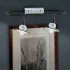 Lámpara de Pared Artesanal de Cerámica Decorada a Mano Country - Roma viadurini