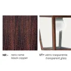 Lámpara de techo de jardín de aluminio fabricada en Italia, Aquilina viadurini