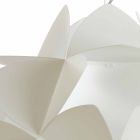 Lámpara colgante 3 luces blanco perla, diámetro 63 cm, Kaly viadurini