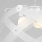 Lámpara colgante 3 luces de metacrilato diámetro 67 cm Vanna viadurini
