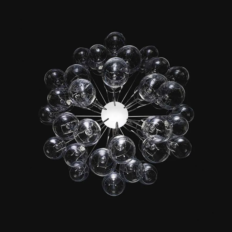 Lámpara colgante 30 vasos Sauvignon alza viadurini