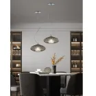 Lámpara de suspensión hecha a mano de vidrio soplado en Venecia - Dafne viadurini