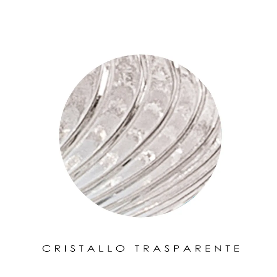 Lámpara de suspensión hecha a mano de vidrio soplado en Venecia - Dafne viadurini